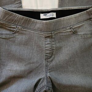 Old Navy Jeggings Leggings sz 14 gray EUC
